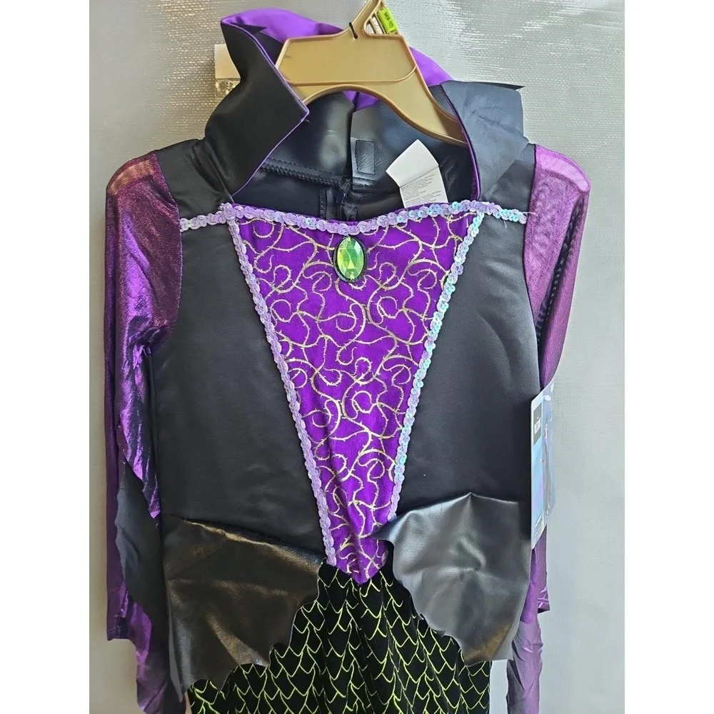 Disguise Disney Villains Maleficent Girls Purple and Black Costume - M (8-10)